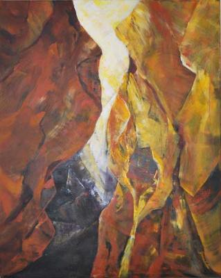 Anni Gassenhuber - Lichteinfall, Acryl auf Leinwand