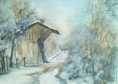 Stadl im Winter