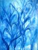 Anni Gassenhuber - Blauer Mais, Acryl auf Leinwand